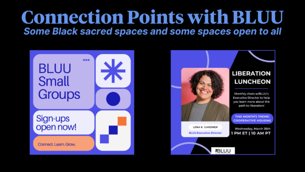 Connection points with BLUU Some Black sacred spaces and some spaces open to all